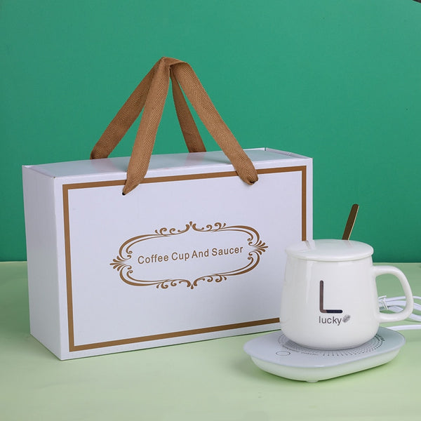 Coffee Mug Heating Pad Ceramics Cup Warmer Constant Temperature Coaster Usb Electric Mat Milk Tea Water Heater Home Office Gifts